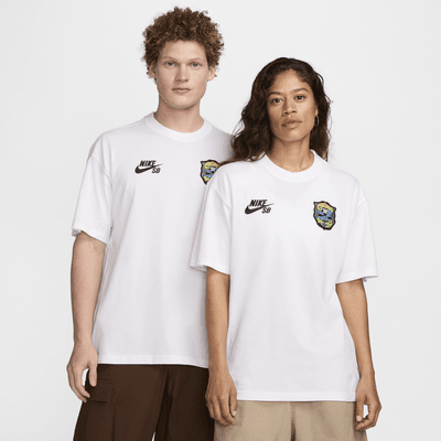 Nike SB Skate T Shirt White Cotton